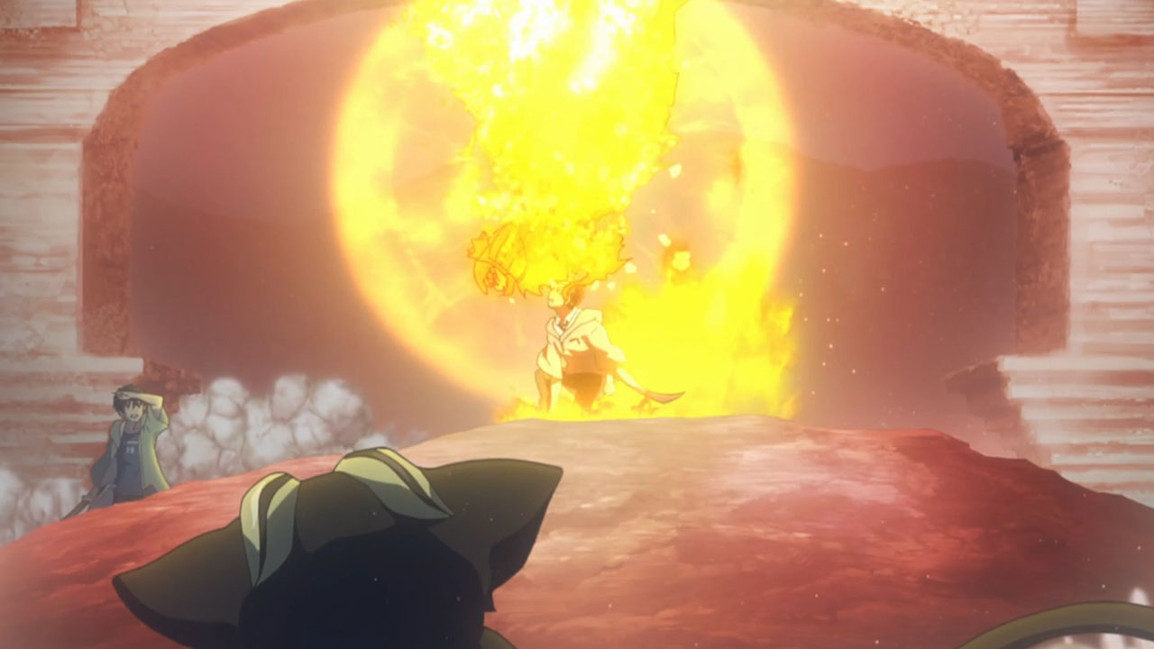 Joeschmo's Gears and Grounds: Omake Gif Anime - Ao no Exorcist - Kyoto  Fujouou-hen - Episode 11 - Shura Summons Flame