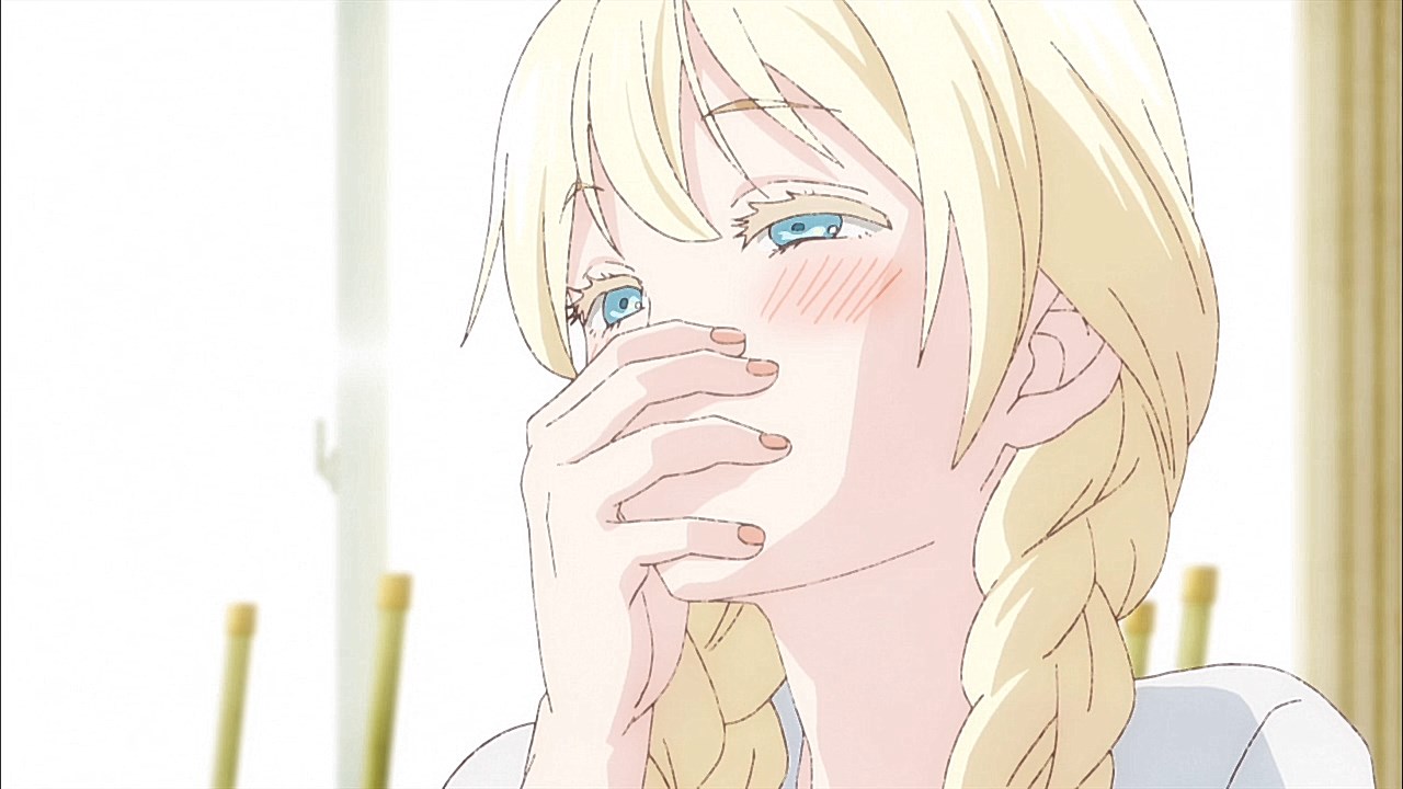 Olivia Asobi Asobase Seiyuu Olivia Es Una Chica Rubia De Ojos Azules Que Se Ha Transferido A La Secundaria De Hanako Yuumei Wallpaper