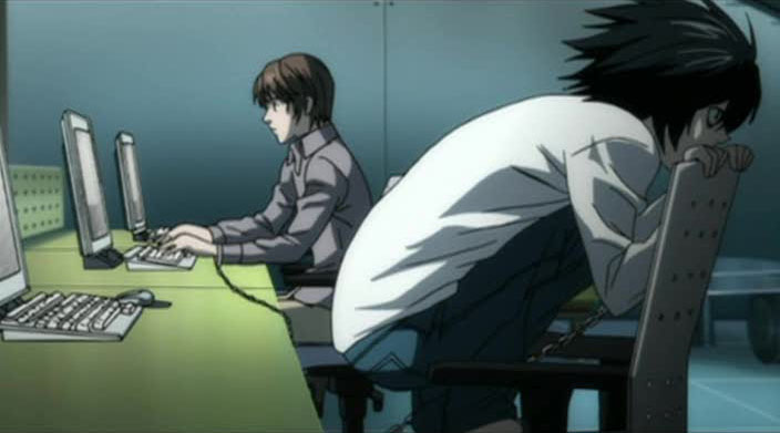 Death Note: Why L Always Sits Hunched Over