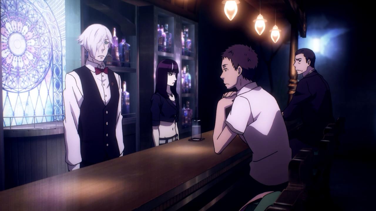 Death Parade Episode 1 Aribter's Eye – Mage in a Barrel