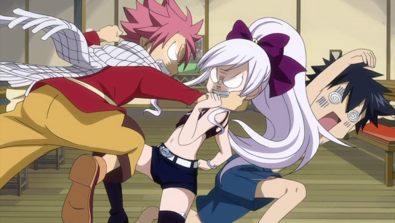 After seeing Natsu get into a fight with Happy