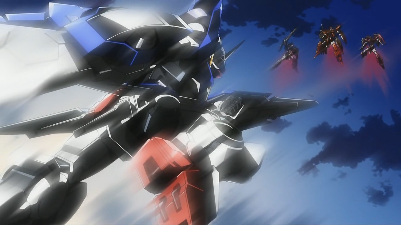 Mobile Suit Gundam 00 локон. Setsuna and Exia are proud.