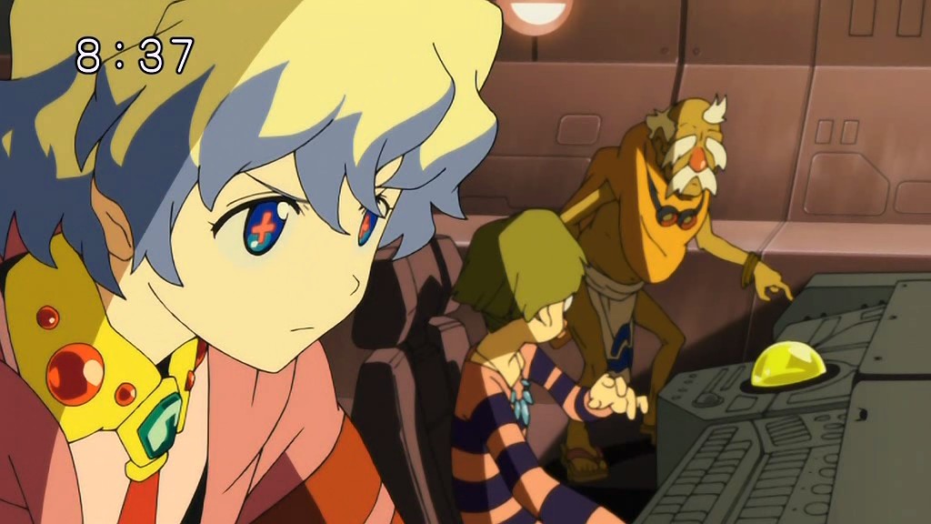 Gurren Lagann - Episode 20 of Back Arrow has a What else?