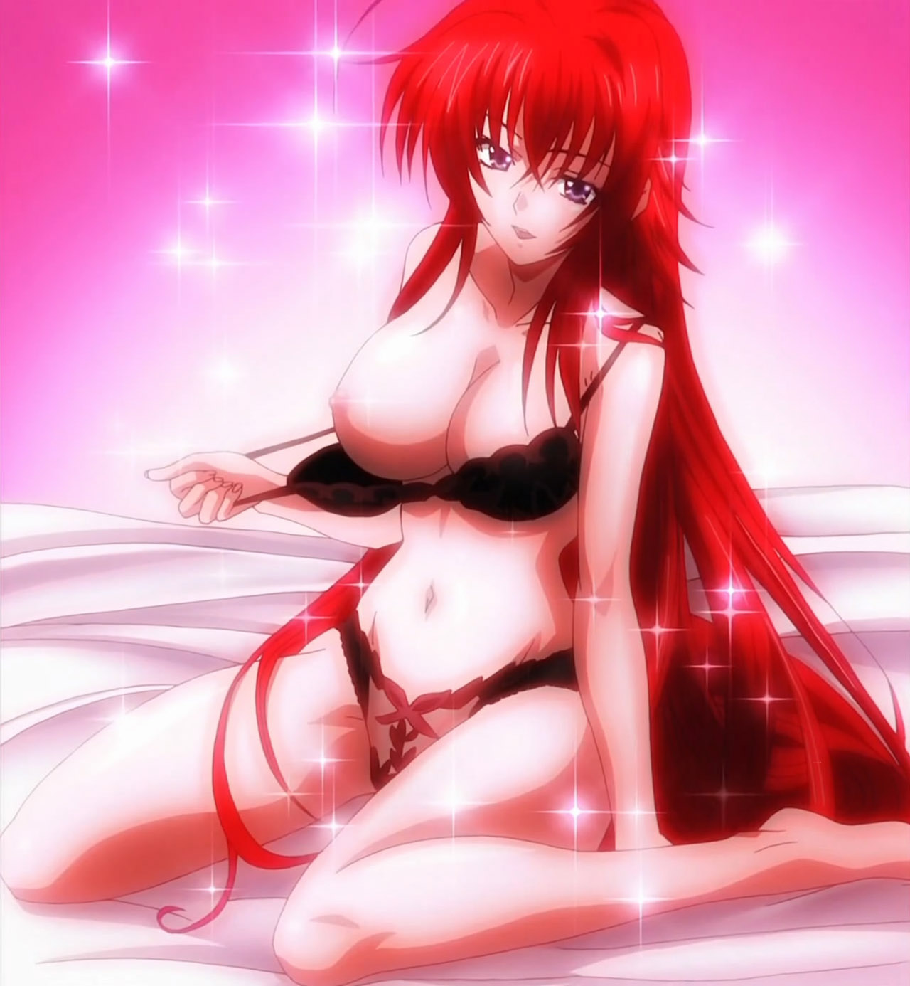 I hate to say it, but to me High School DxD works best... 