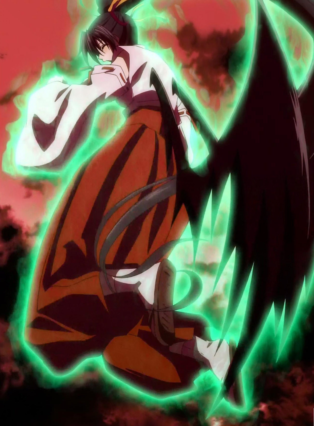 high school dxd - How Akeno has both devil wings? - Anime & Manga Stack  Exchange