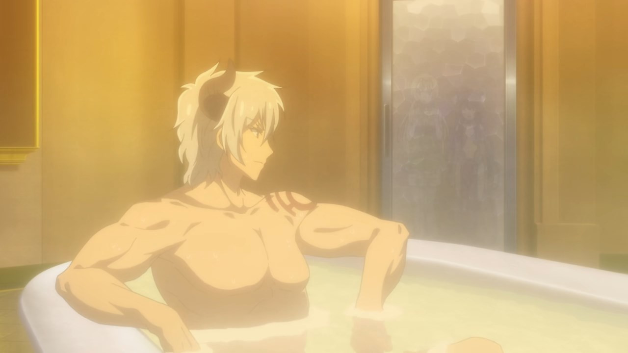 A bath with Diablo!  Isekai maou to shoukan shoujo no dorei