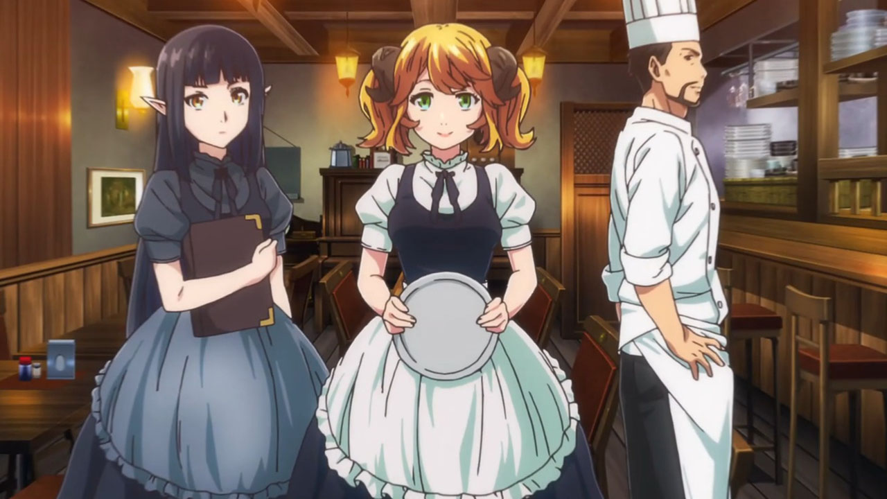 Anime Trending - Anime: Isekai Shokudou Two new dishes and two new stories  with two new characters. I see now that the food and restaurant is merely a  portal to another story