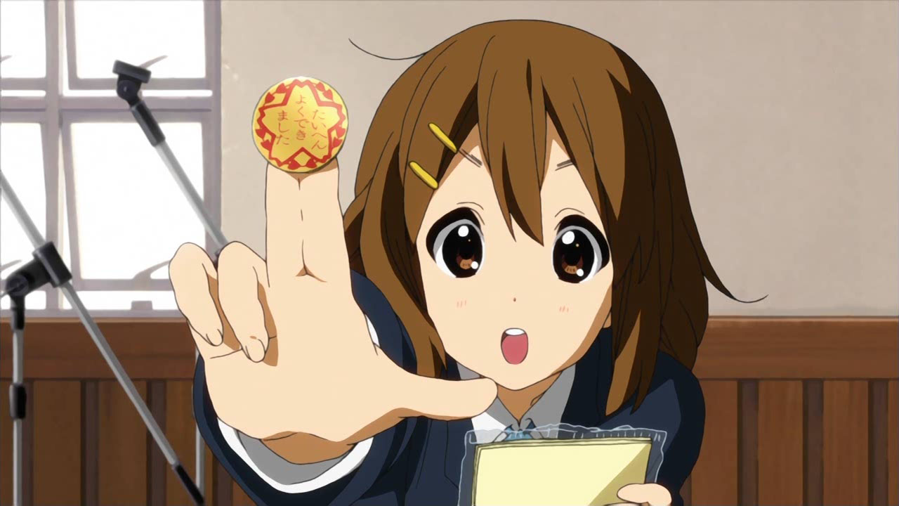 Yui’s. stickers and plastering them all over the place