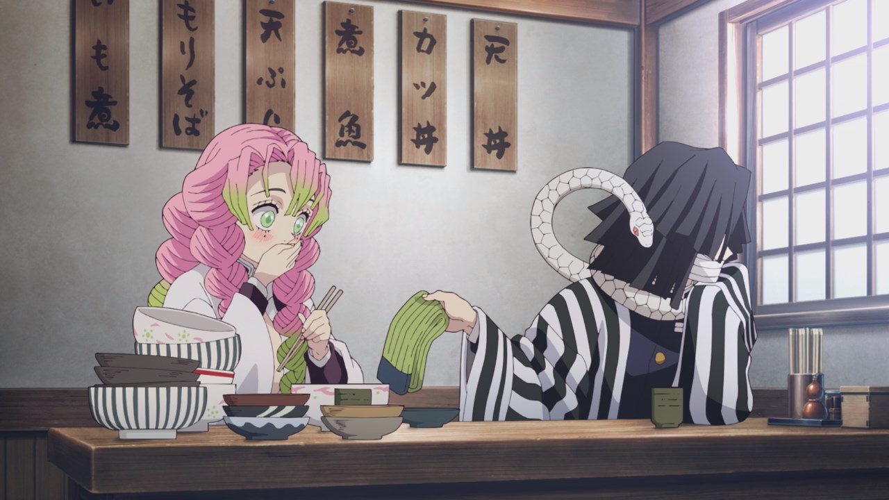 Joeschmo's Gears and Grounds: Kimetsu no Yaiba - Katanakaji no Sato-hen -  Episode 1 - Mitsuri Busts Out of Yukata