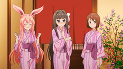 Mondaiji-tachi ga isekai kara kuru sou desu yo Screenshot - Asuka, Izayoi,  Jin, Kuro Usagi and Shiroyasha