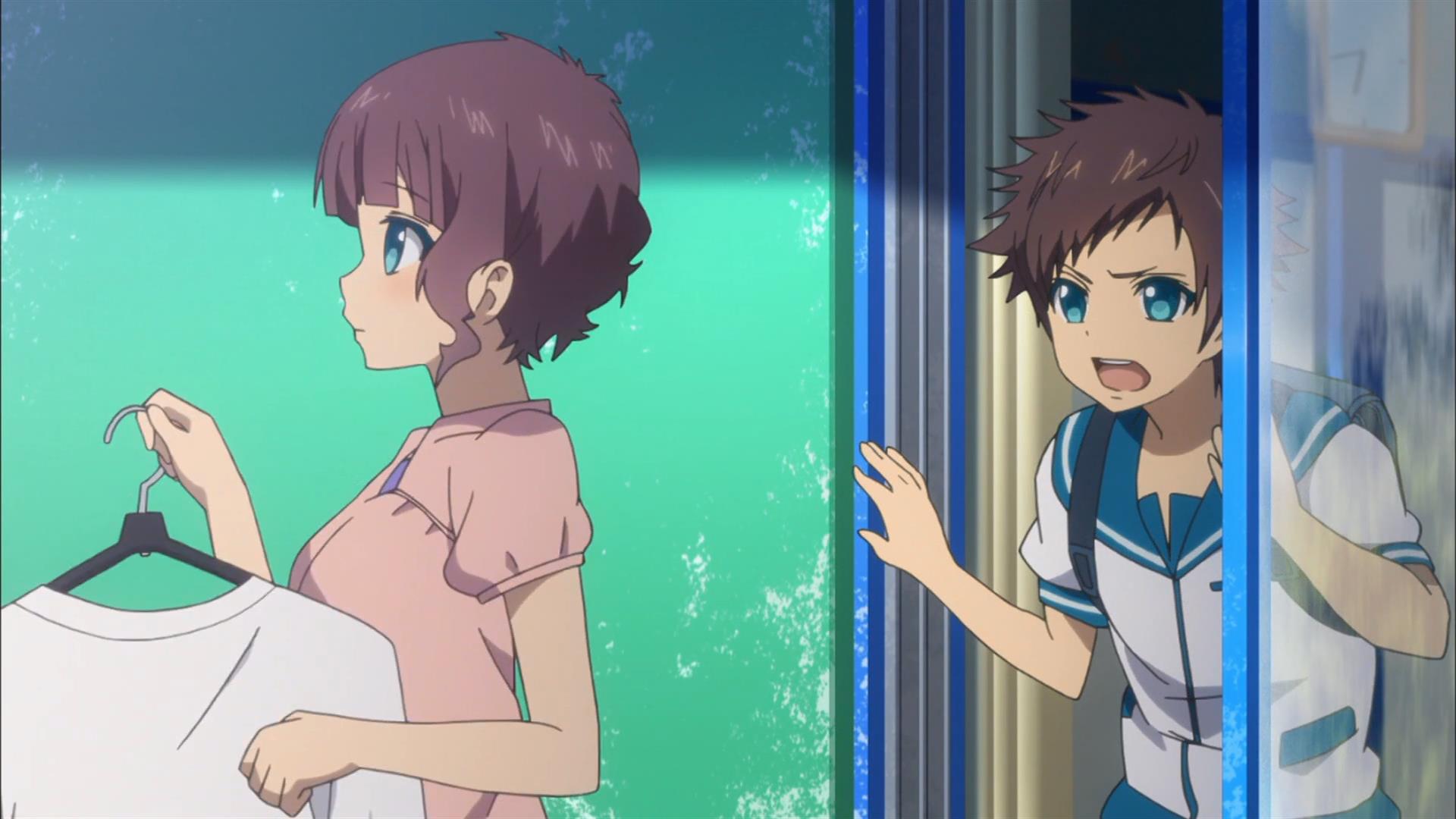 HD wallpaper: Anime, Nagi no Asukara, underwater, women, sea, adult, people