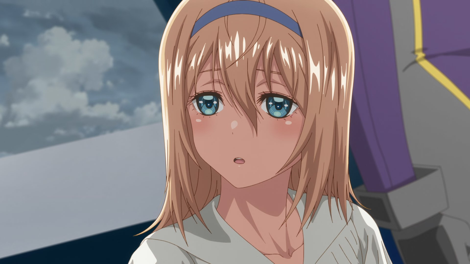 long hair, blonde, anime, anime girls, Otome Game Sekai wa Mob ni