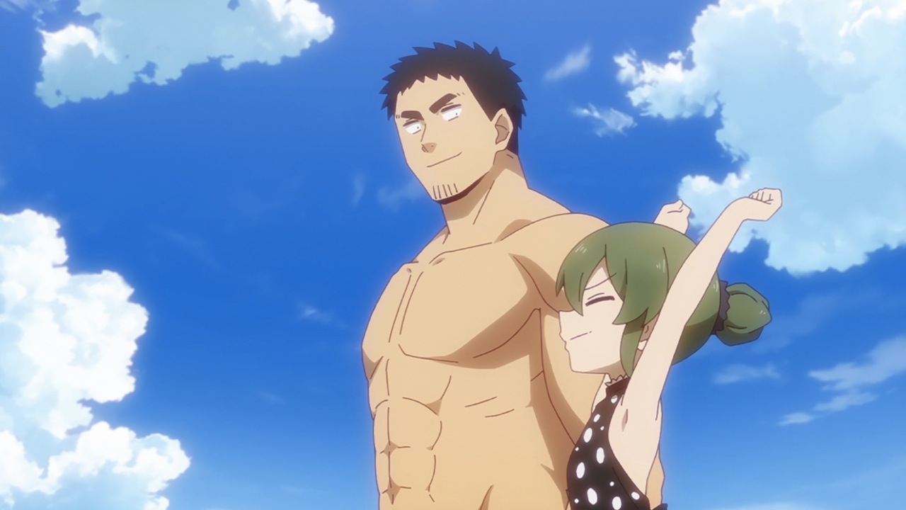 Aiya on X: Senpai ga Uzai Kouhai no Hanashi Ep 9 They went to the beach  together. Igarashi and the others look cute in their swimsuits😊Takeda was  complimenting Igarashi's inner qualities over
