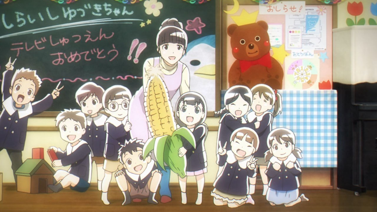 HD wallpaper: Sora yori mo Tooi Basho, anime, classroom, blackboard, no  people