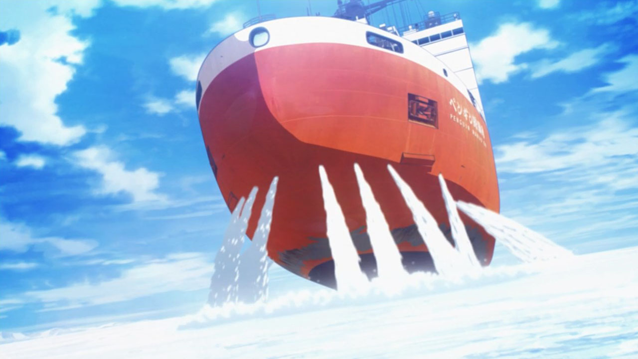 yayan, anime, antarctic, ship, Sora yori mo Tooi Basho