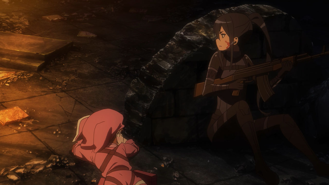 Impressões: Sword Art Online II #04 - Guns Gale Online - IntoxiAnime